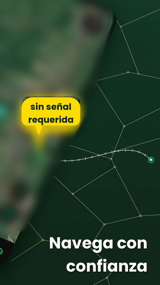 Navegación GPS con confianza en la app Lindero